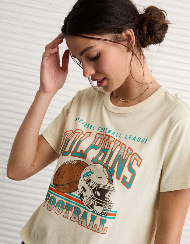 NFL Ex-Boyfriend Miami Dolphins Graphic T-Shirt | American Eagle Outfitters (US & CA)