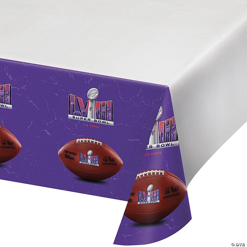NFL® Super Bowl 2024 Plastic Tablecloth | Oriental Trading Company