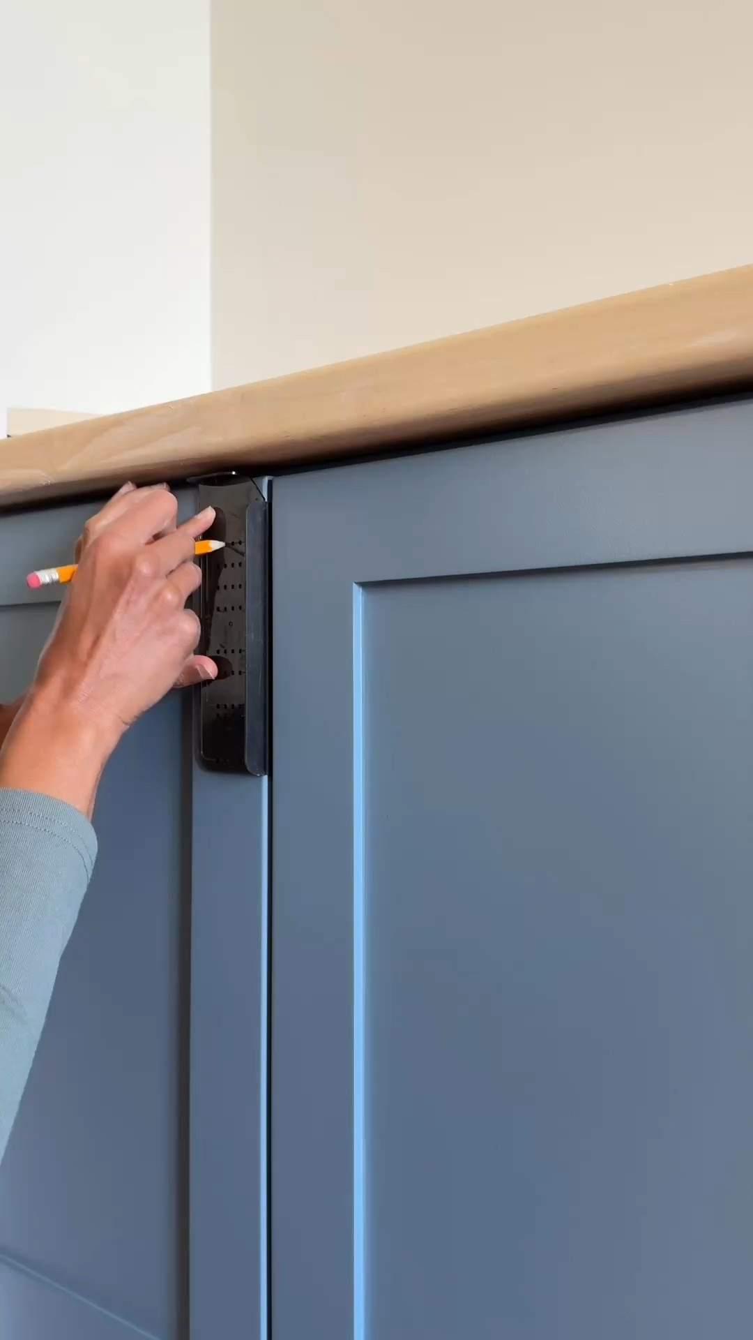 Install cabinet hardware easily and consistently with this oh so easy to use jig and the right tools! 🛠️ 

#LTKFamily #LTKHome #LTKFindsUnder50