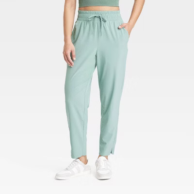 Women's Active Light High-Rise Taper Pants - All In Motion™ | Target