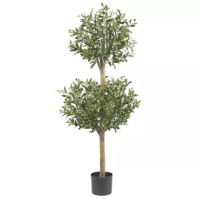 Nearly Natural 4.5-Foot Olive Double Topiary Artificial Tree | Bed Bath & Beyond