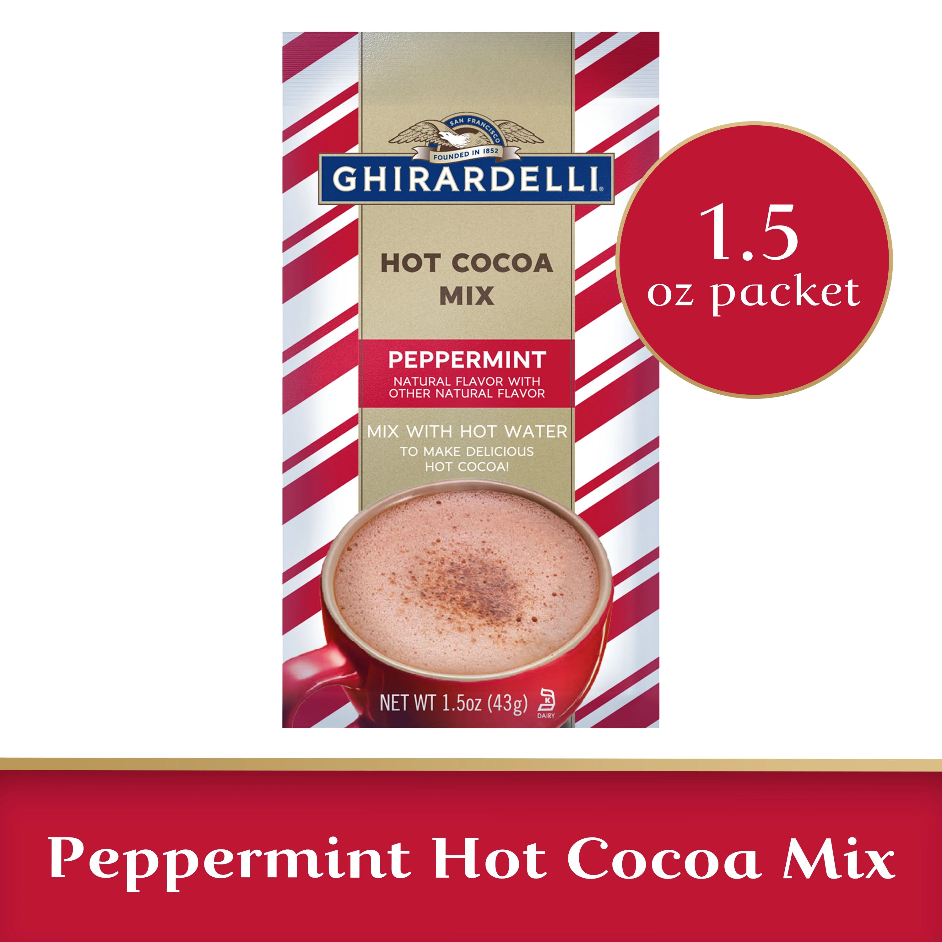 GHIRARDELLI Peppermint Hot Cocoa Mix , 1.5 OZ Packet | Walmart (US)