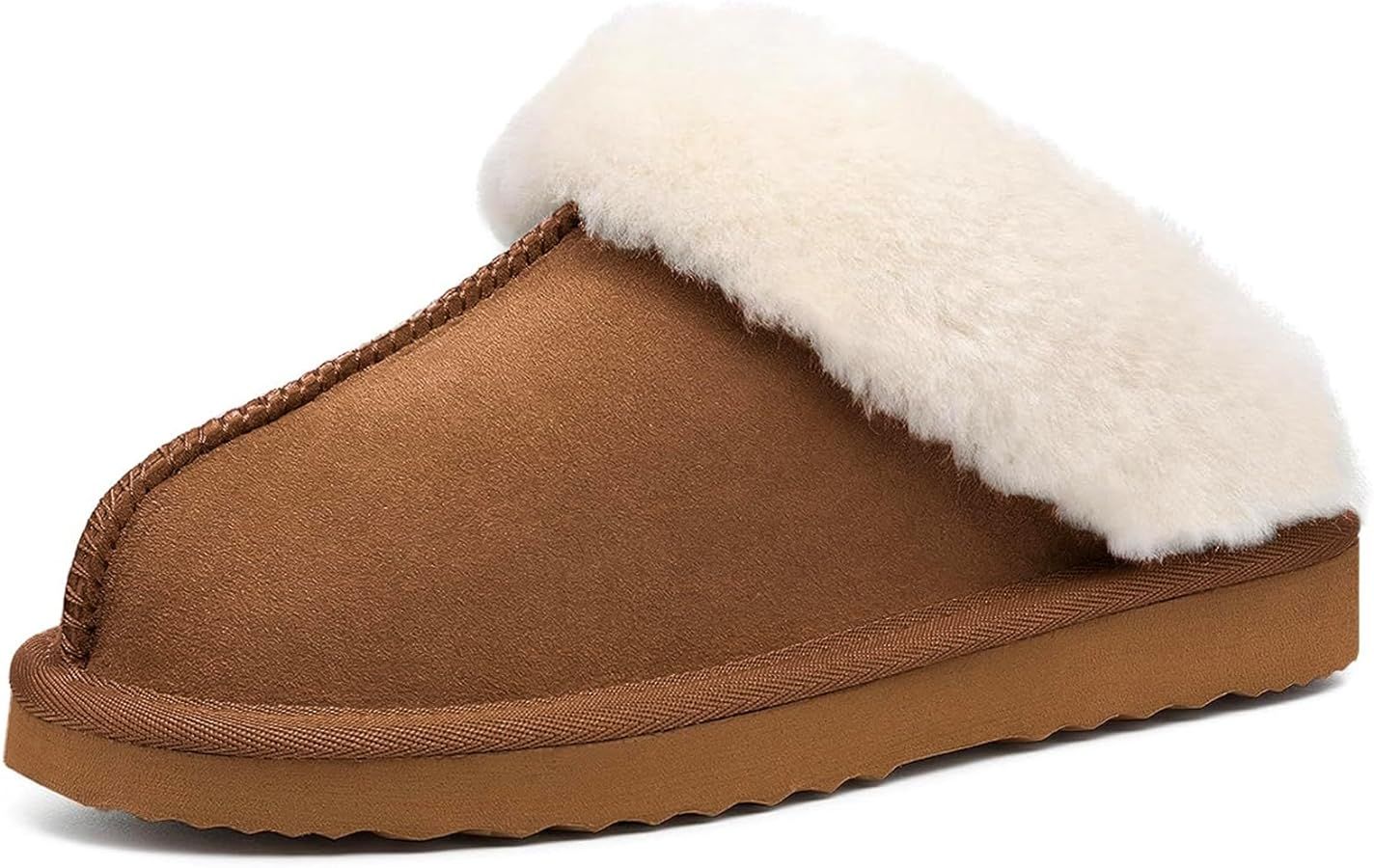 LazyStep Women's Madge Fuzzy Slippers with Comfort Memory Foam, Slip-on Warm Outdoor Indoor House... | Amazon (US)