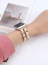1pc Chain Design Stainless Steel Watchband Compatible With Apple Watch | SHEIN