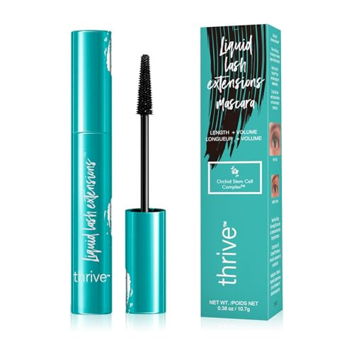 Thrive Mascara Liquid Lash Extensions, Mascara Liquid for Thrive Lash Extensions Mascara-Brynn Thick and slender (Rich Black 10.7g）0.38 OZ | Amazon (US)