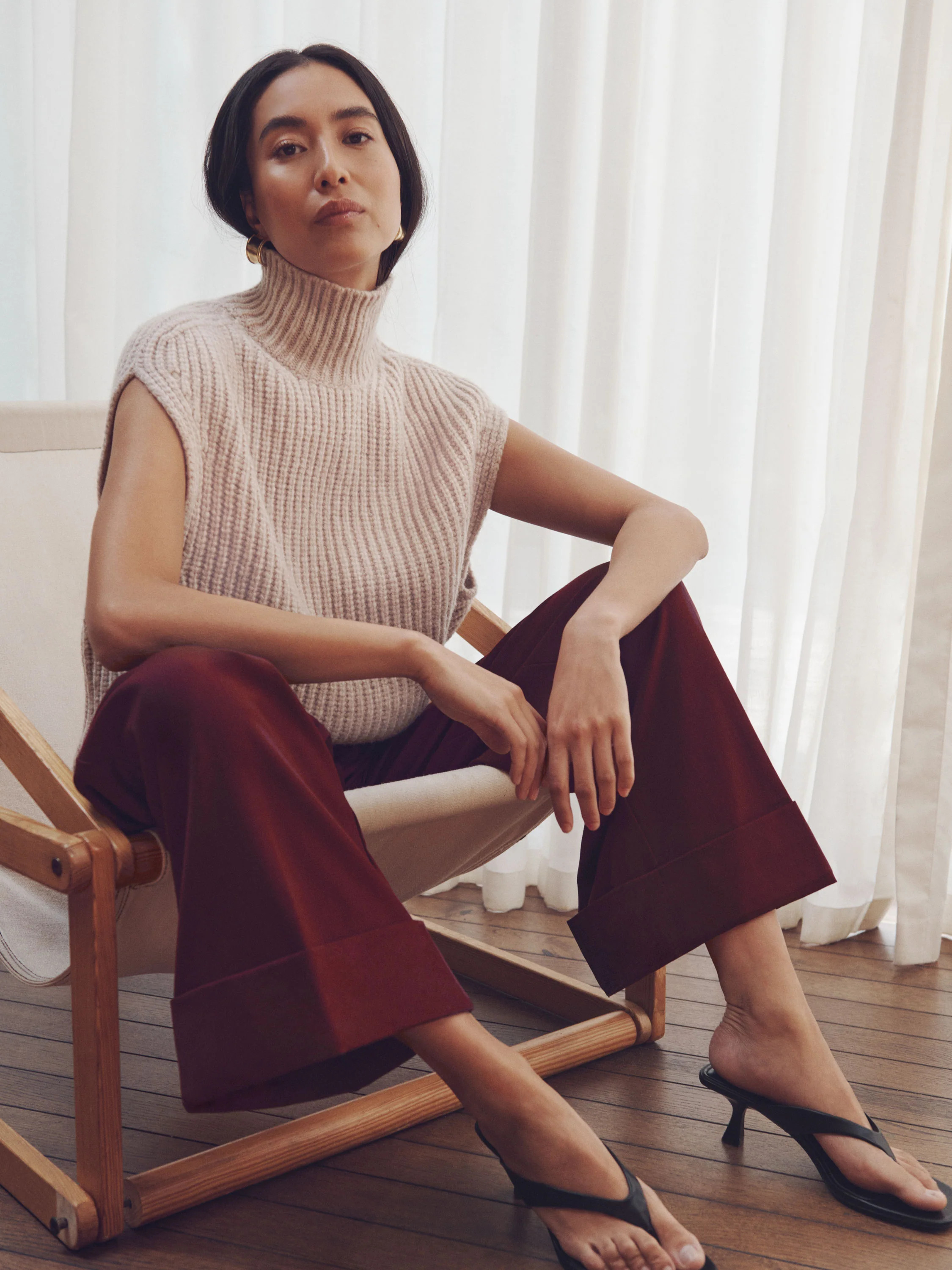 Elize Knitted Tabard (Pre order) | Vivere London