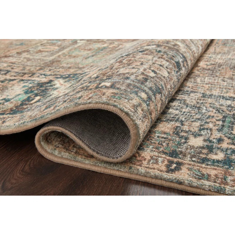 Loloi Margot Terracotta / Lagoon Area Rug feat. Cloudpile | Wayfair North America