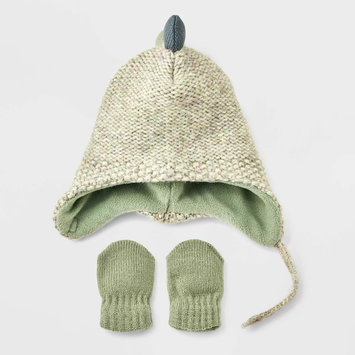 Baby Boys' Dinosaur Hat and Mitts - Cat & Jack™ Green | Target