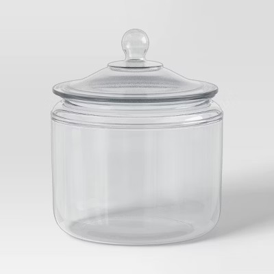 96oz Glassware Kitchen Storage - Threshold™: Clear Glass, Dishwasher-Safe, 8.27" Height, Lifeti... | Target