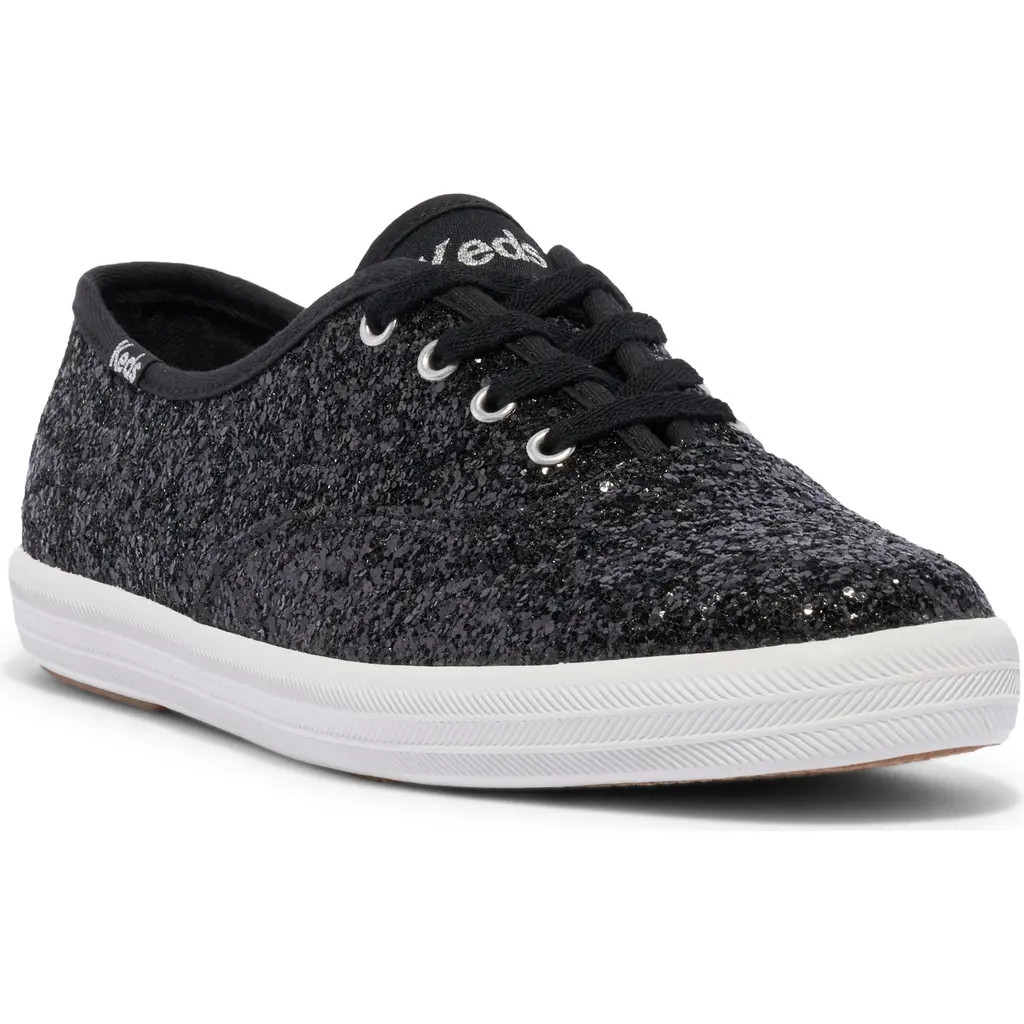 Keds® Champion Lace-Up Sneaker in Black at Nordstrom, Size 8.5 | Nordstrom