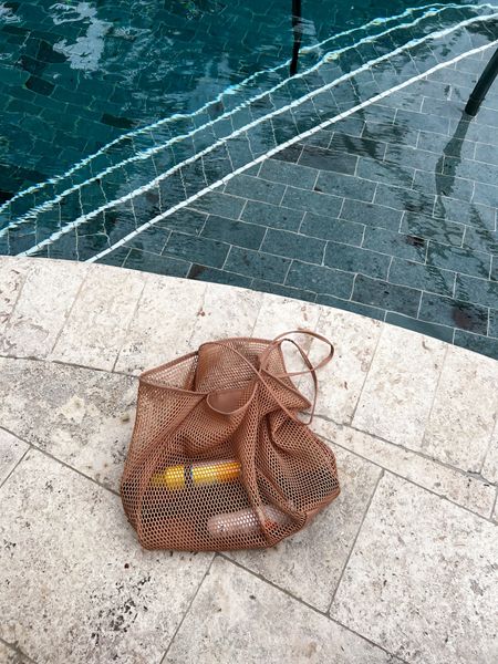 Beach bag, vacation bag, mesh beach tote, raffia bag, crochet tote bag 

#LTKtravel #LTKitbag #LTKSeasonal