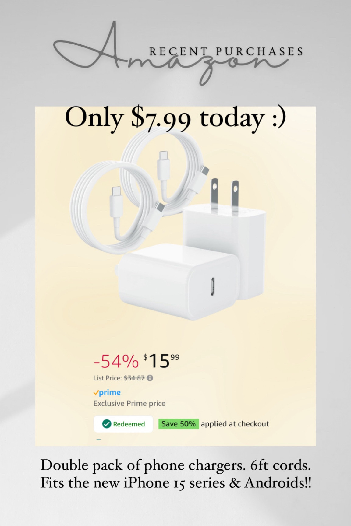 Such a good deal for extra chargers!! 

#LTKsalealert #LTKhome #LTKtravel