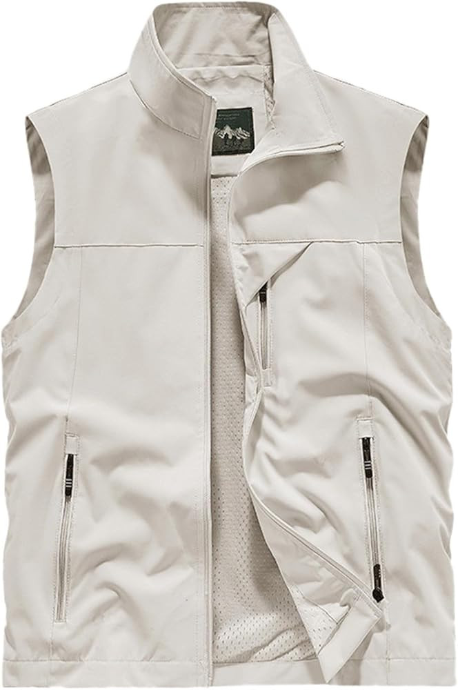 Gilet for Men Uk, Men's Fleece Body Warmer, Men's Softshell Gilets Windproof Lightweight Vest Out... | Amazon (UK)