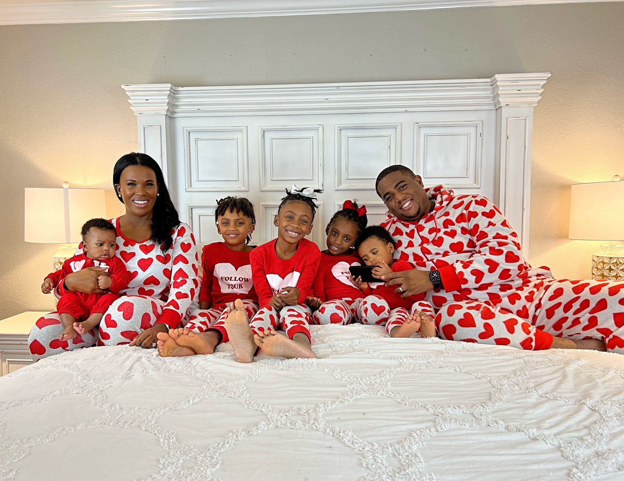 Nothing beats snuggling up with the loves of my life! 💕 Showing our love for each other in matching pajamas is just one of many ways we are preparing to celebrate Valentines Day this year! 



#ValentinesDay #FamilyLove #happymomof5 #MamaHood #houstonblogger

#houstonmommyblogger #houstoninfluencer

#LTKunder50 #LTKSeasonal #LTKfamily