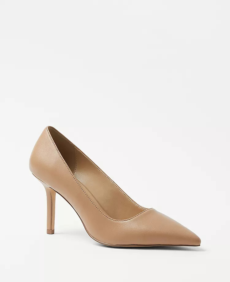 Mae Leather Pump | Ann Taylor
