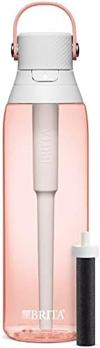 Brita Plastic Water Filter Bottle, 26 Ounce, Blush, 1 Count | Amazon (US)