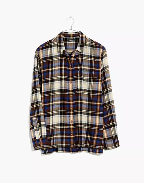 Flannel Oversized Ex-Boyfriend Shirt in Fuller Plaid | Madewell