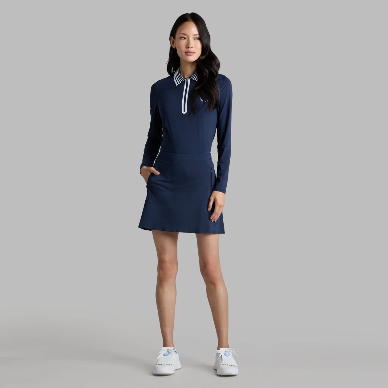 LTD RELEASE 2026 U.S. OPEN SILKY TECH NYLON QUARTER ZIP POLO | G/FORE | G-Fore