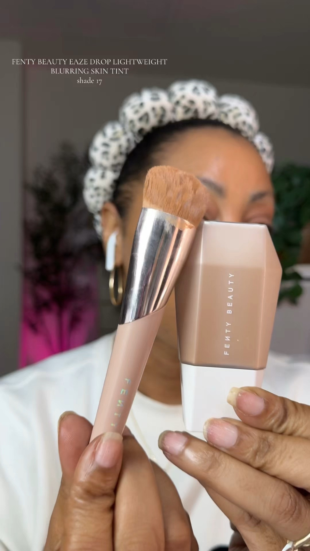 Fenty beauty skin tint in shade 17 - medium deep with warm neutral undertones

#LTKBeauty #LTKOver40