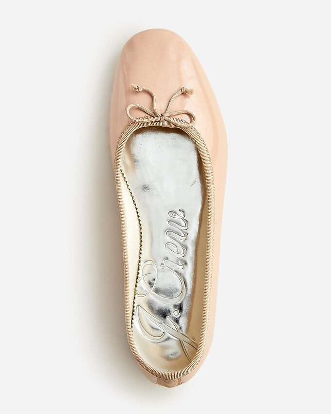 Zoe ballet flats in Italian patent leather | J. Crew US