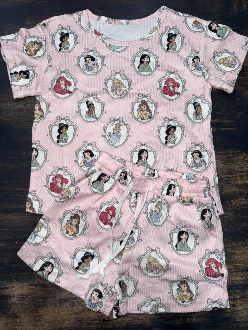 Princess Waffle Knit Set Mommy and Me | Etsy (Global)