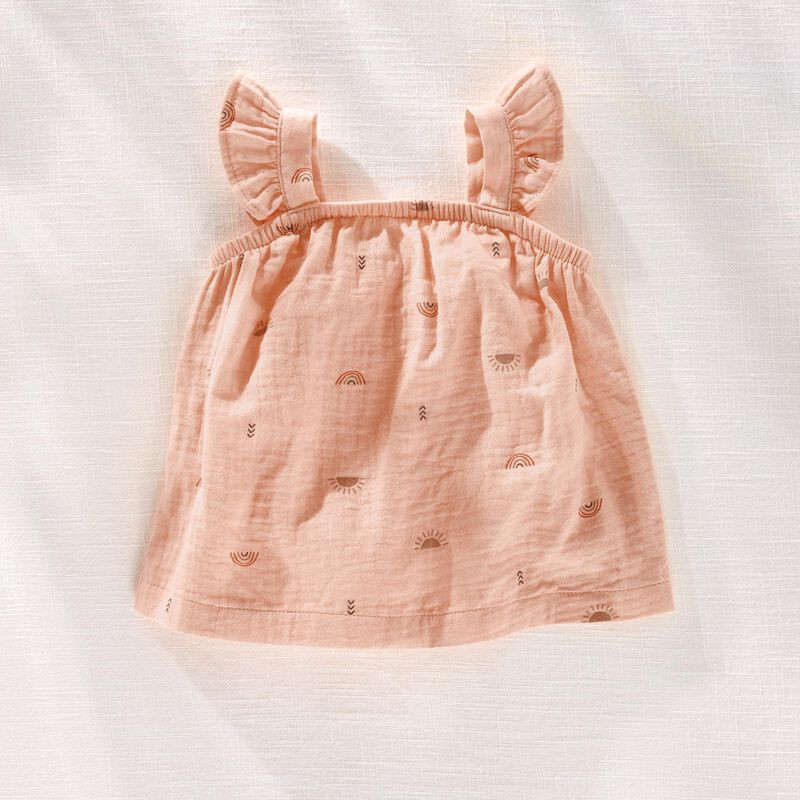 Baby Hilary Duff Rays And Rainbows Crinkle Gauze Tank | Carter's