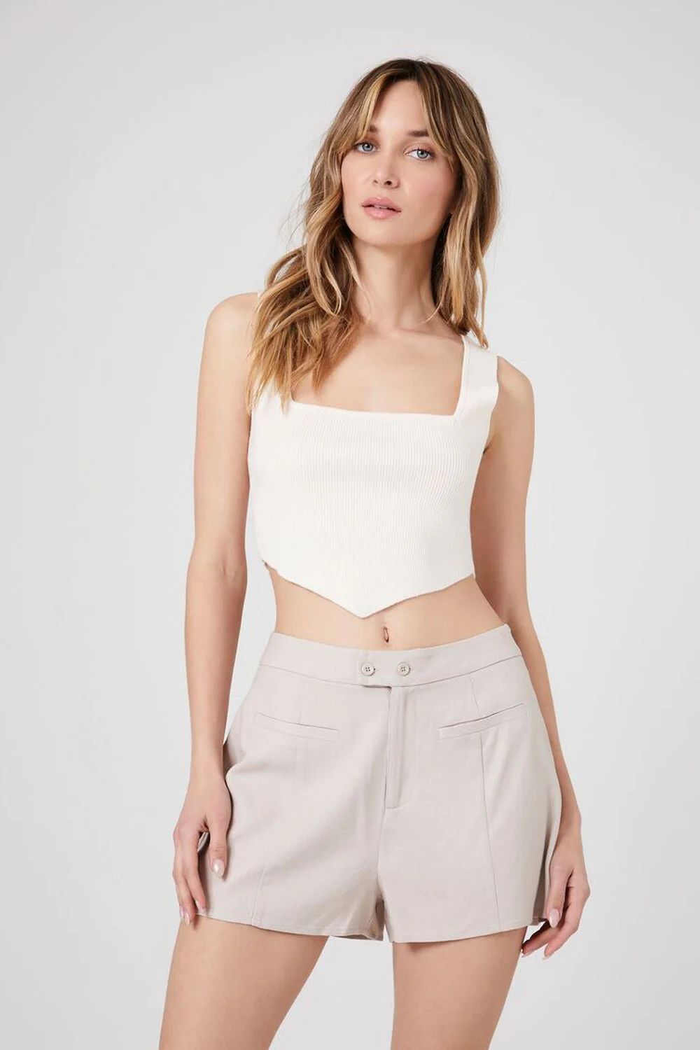 High-Rise Pull-On Shorts | Forever 21 (US)