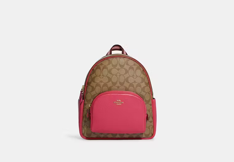 Court Backpack In Signature Canvas | Coach Outlet US