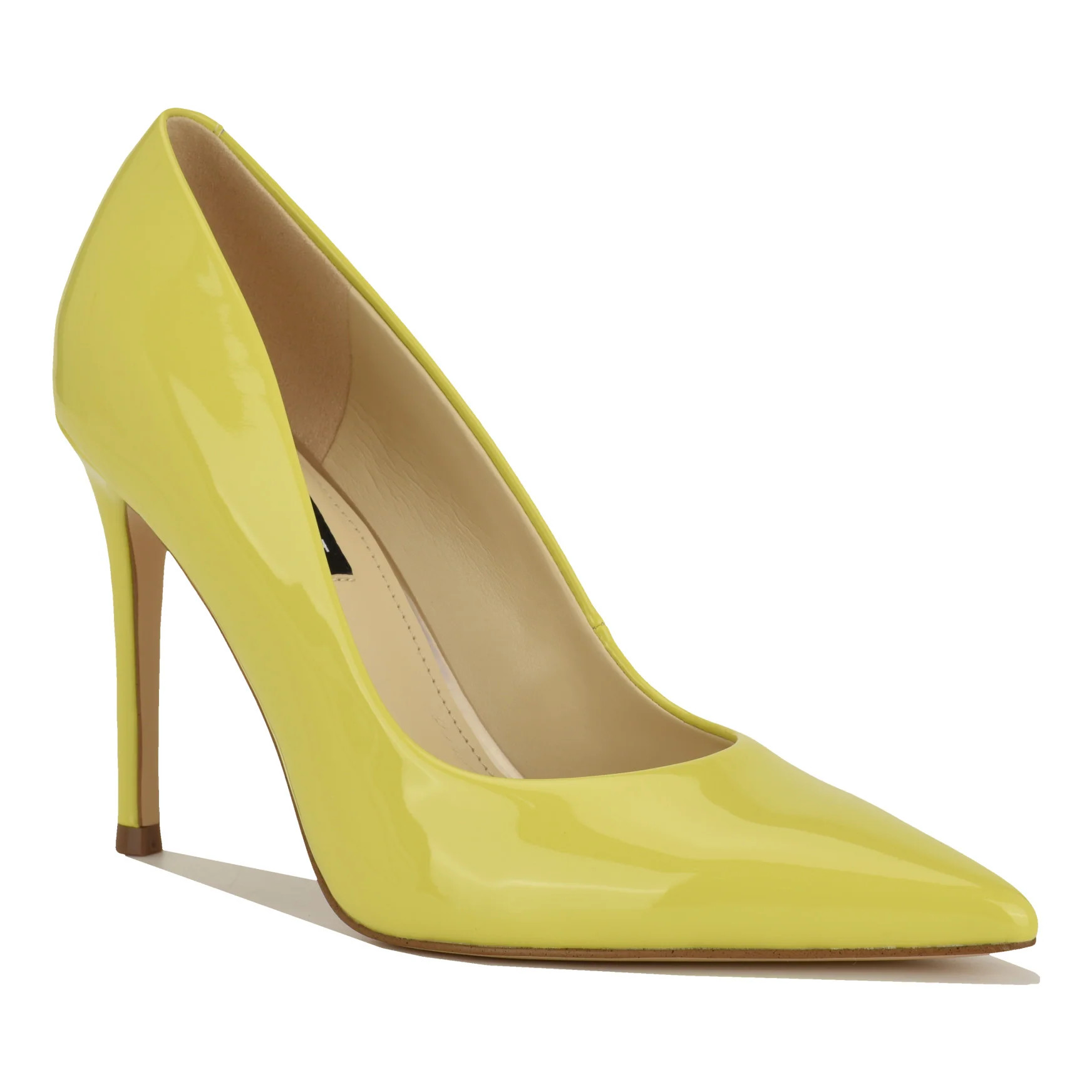 Women's Fresh Pointy Toe Pumps - Yellow Green Patent | Nine West | Nine West (US)