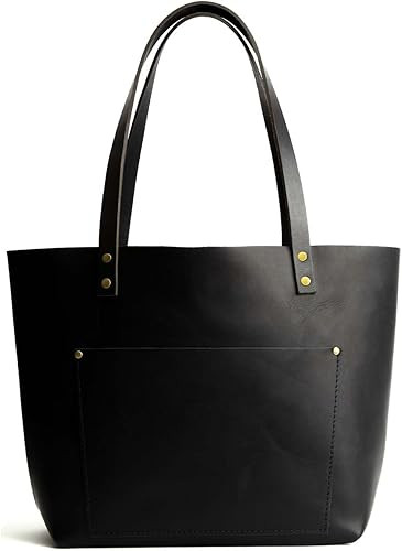 Portland Leather Goods Classic Medium Tote Bag – Handmade, Open Top, Durable & Unlined – Inte... | Amazon (US)