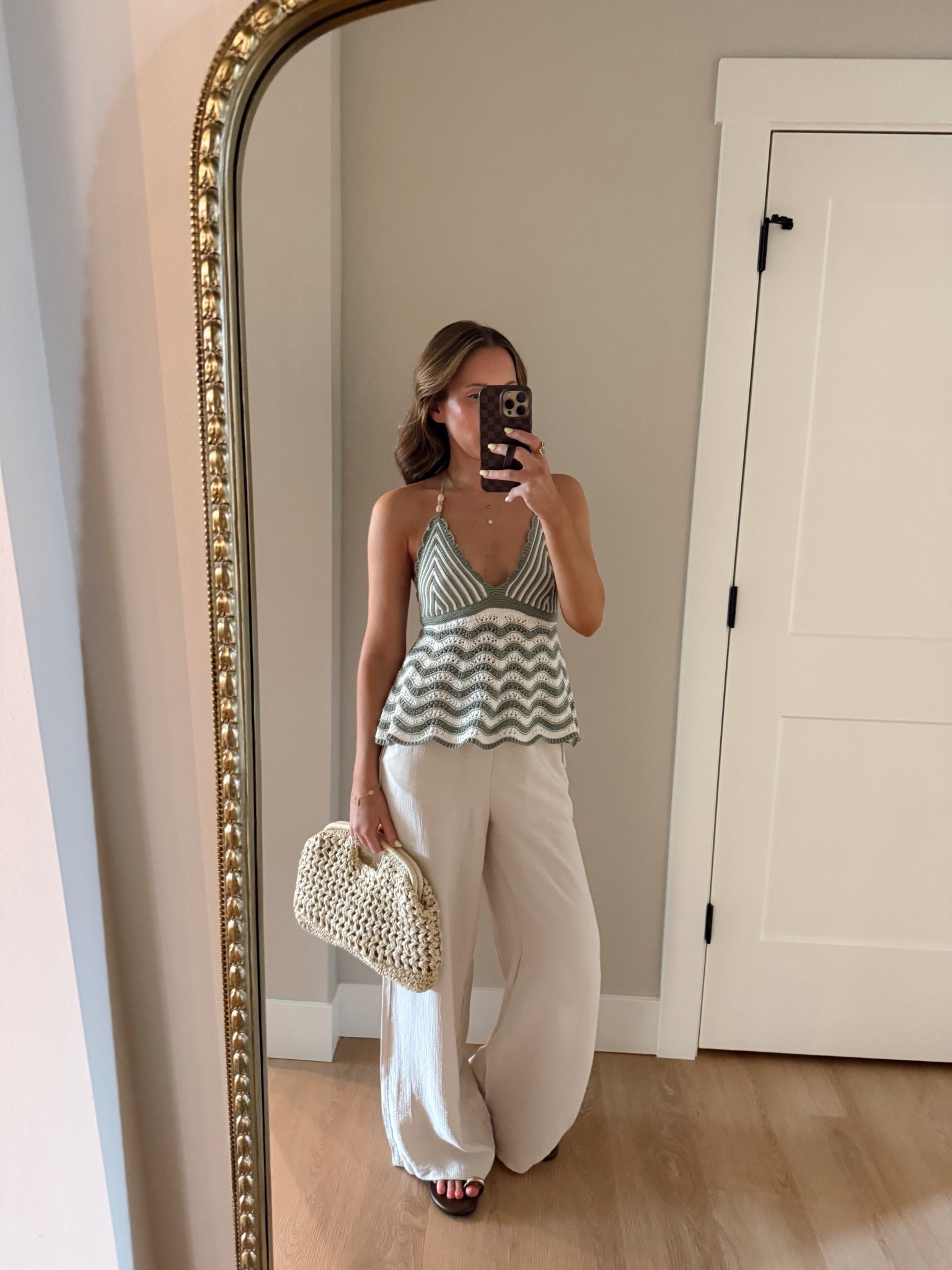 The most flattering $25 top🤭 wearing a xs and xs pants

Target style, summer style, look for less, target finds, crochet top