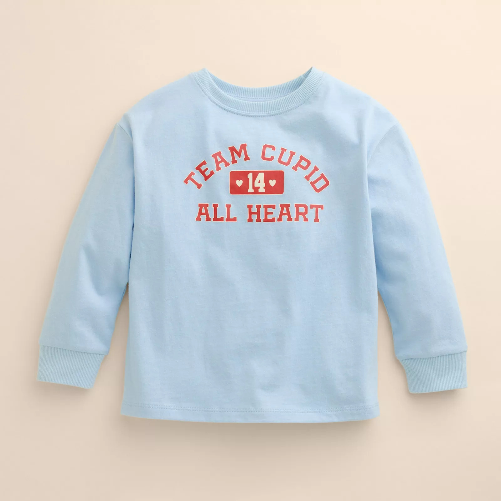 Kid 4-12 Little Co. by Lauren Conrad Relaxed Skater Graphic Tee, Girl's, Blue Team Cupid | Kohl's