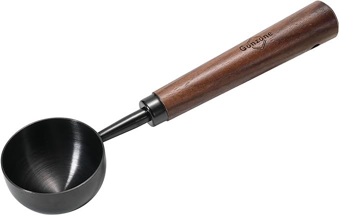 Gonzone Vintage Coffee Measuring Spoon - 304 Stainless Steel,Coffee Scoop, 10g Capacity, Walnut H... | Amazon (US)