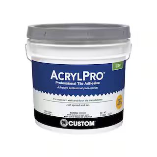 Custom Building Products AcrylPro 3.5 Gal. Ceramic Tile Adhesive ARL40003 - The Home Depot | The Home Depot