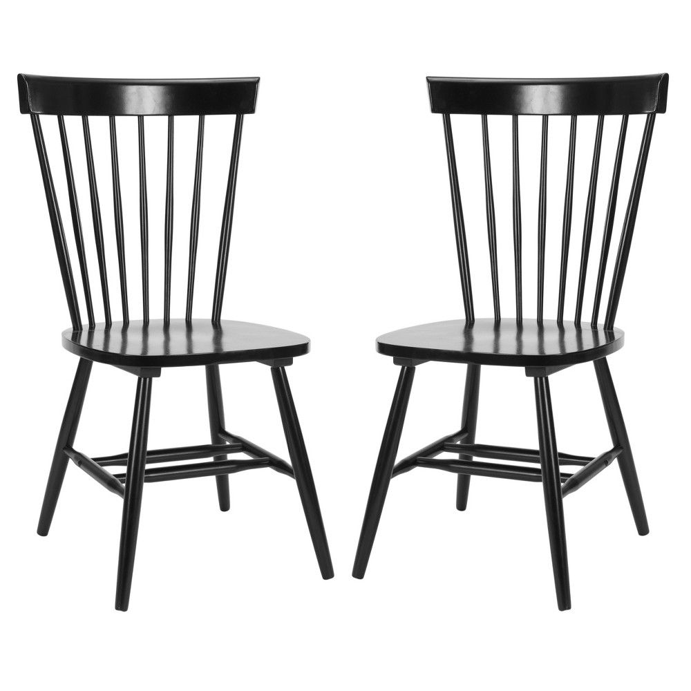 Dining Chair Wood/Black - Safavieh | Target