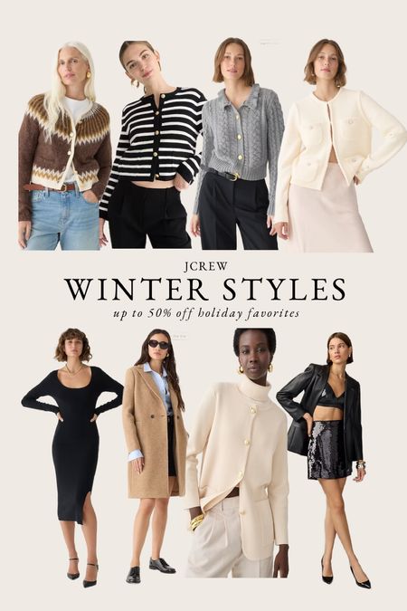Up to 50% off winter styles! 30% off almost everything on jcrew 