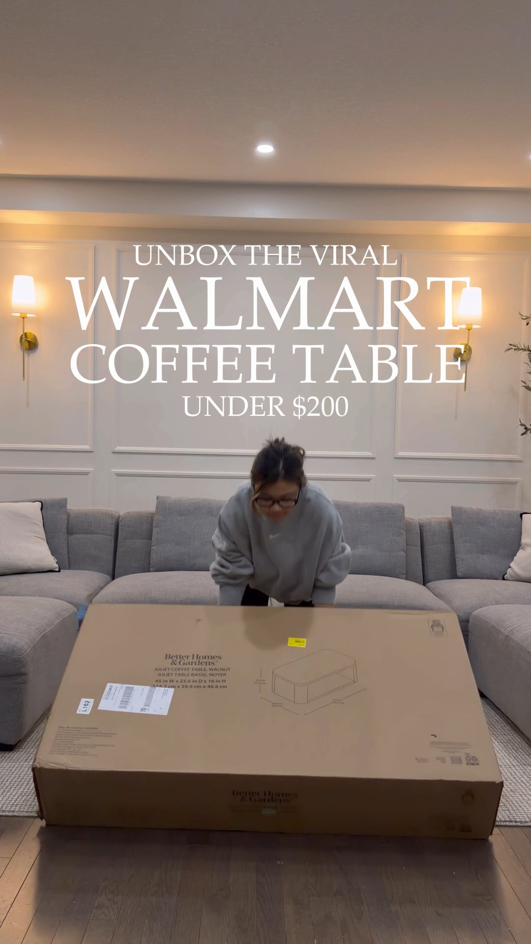 Walmart coffee table 

#LTKhome #LTKcanada