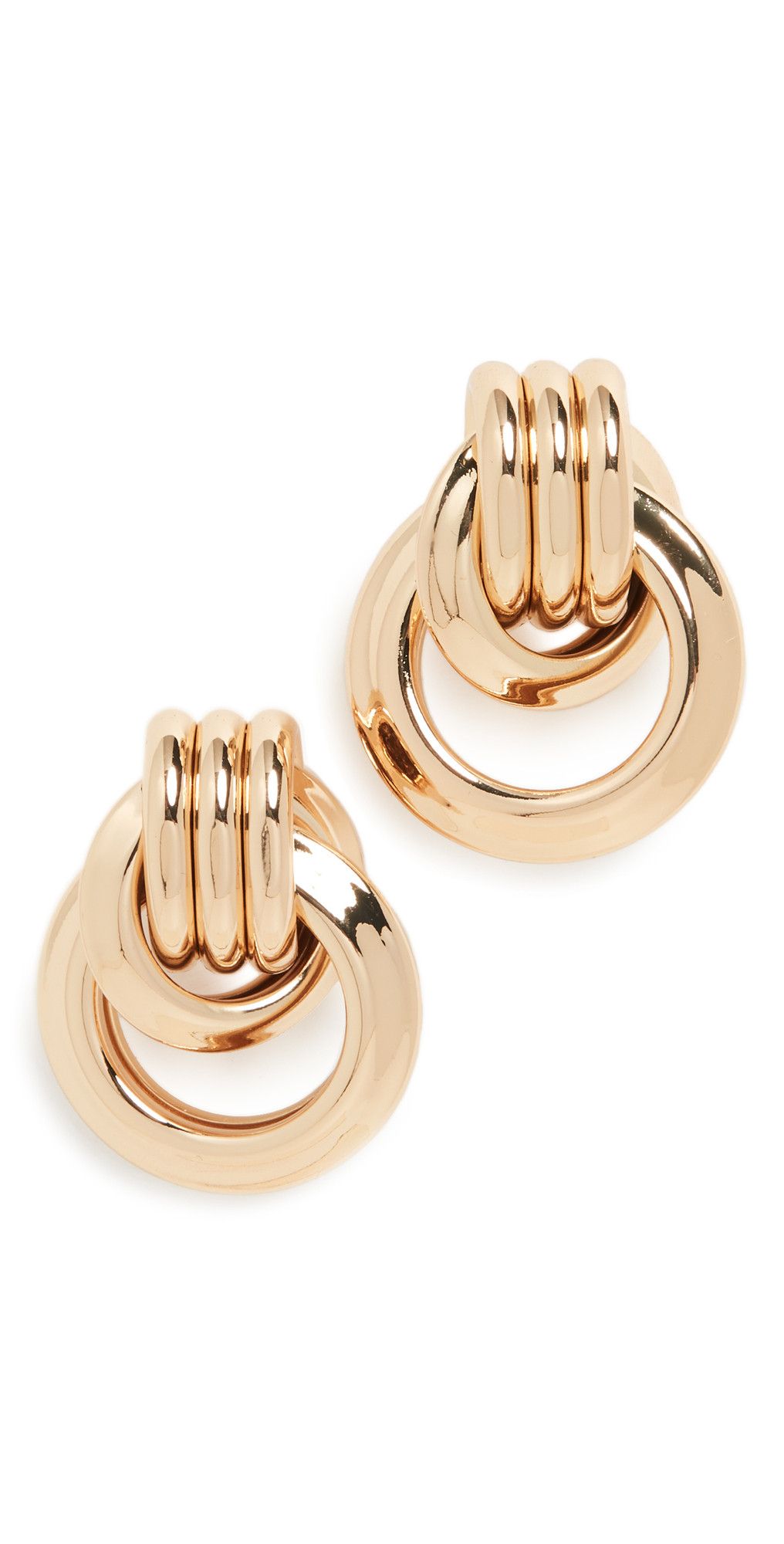 Kenneth Jay Lane 1 1/4 Polished Gold Love Knot Doorknock | Shopbop