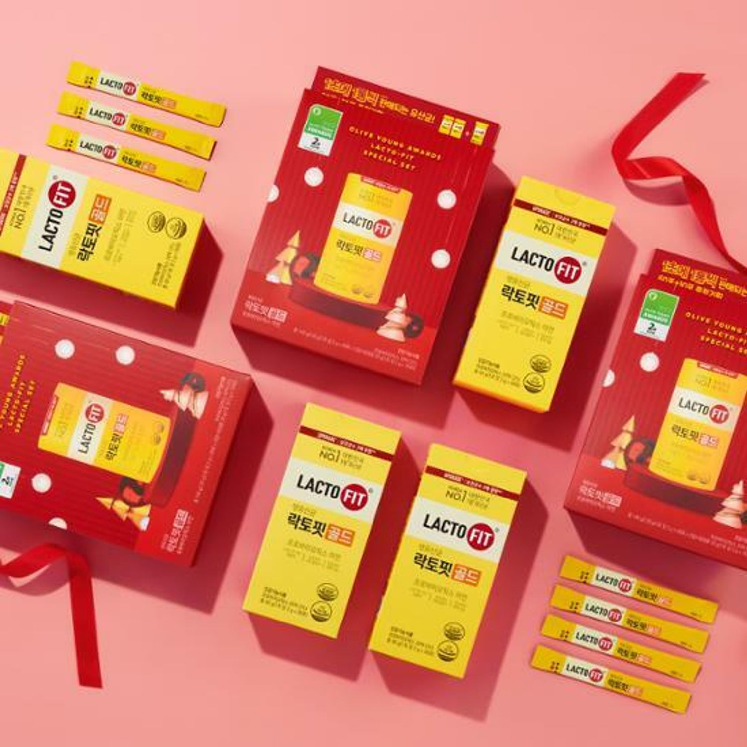 ★2023 Awards★ LACTO-FIT Probiotics Gold 30 Sticks Double Set (+10 Sticks) (70-day supply) | Olive Young Global