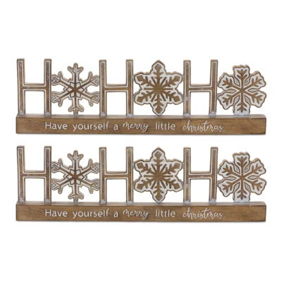 Gohil Christmas Text & Numbers Decorative Accent | Wayfair North America