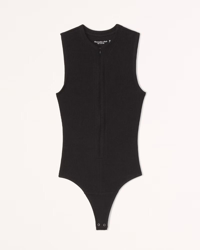 Women's Zip-Up Bodysuit | Women's New Arrivals | Abercrombie.com | Abercrombie & Fitch (US)