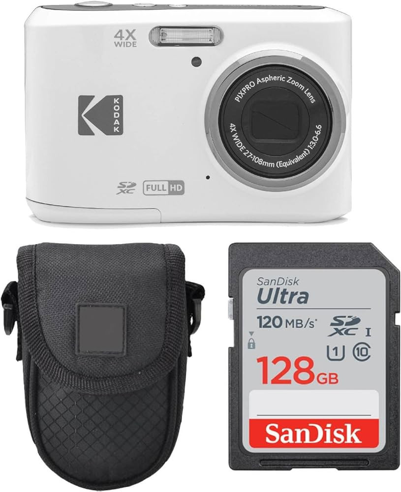 Kodak PIXPRO FZ45 Digital Camera + Point & Shoot Camera Case + Sandisk 128GB SDXC Memory Card… | Amazon (US)