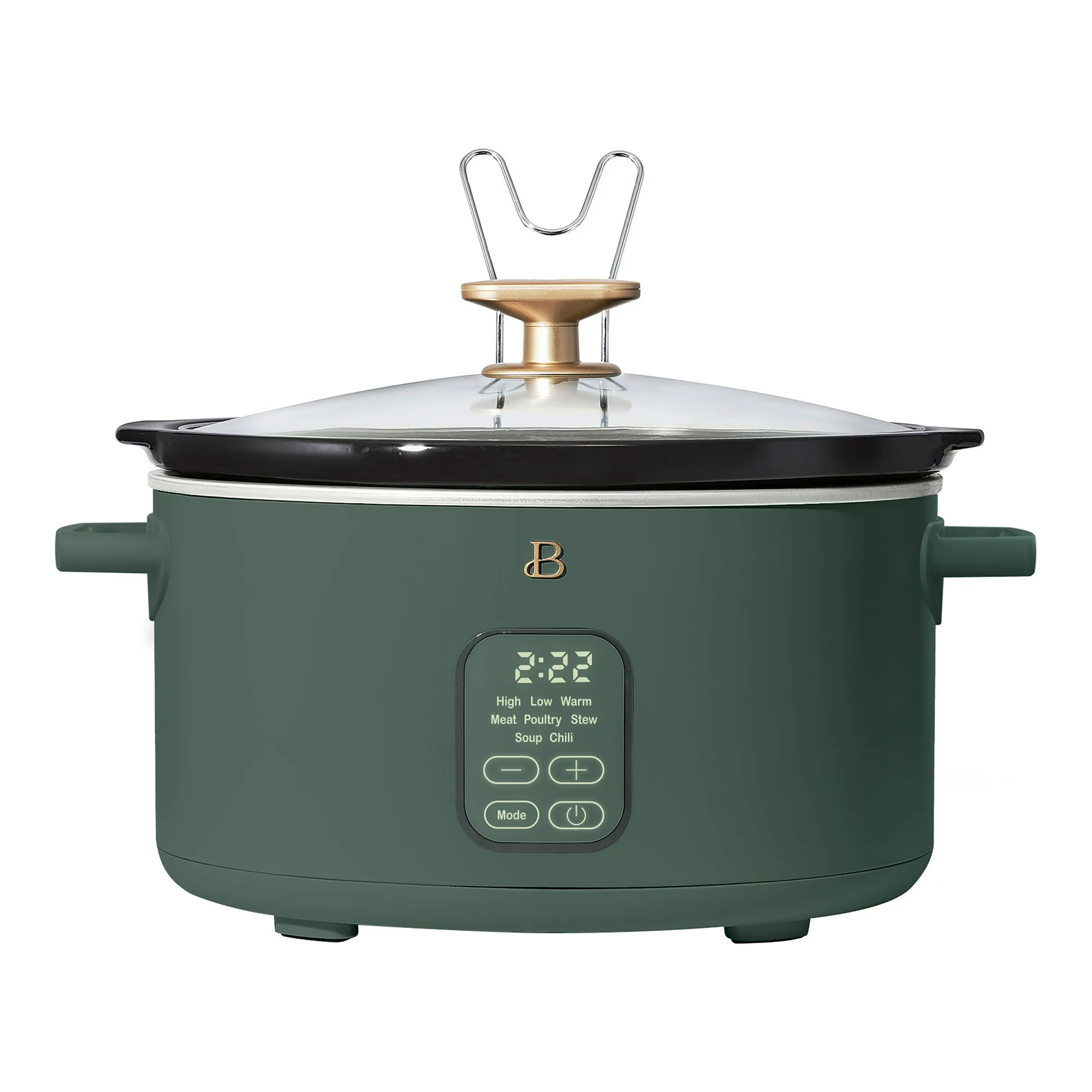 Beautiful 6 Qt Programmable Slow Cooker, Thyme Green by Drew Barrymore | Walmart (US)