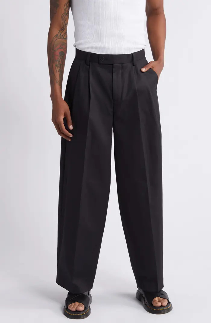Cotton Wide Leg Trousers | Nordstrom