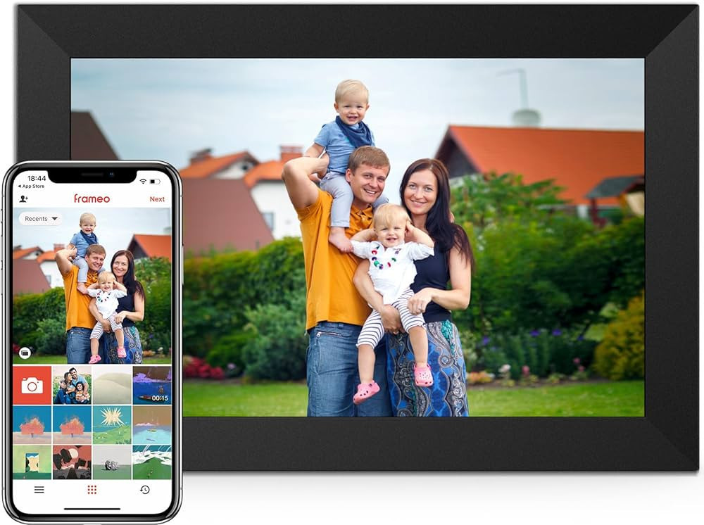 WiFi 10.1'' Digital Picture Frame with 1280x800 Resolution, Touchscreen Digital Photo Frame Share... | Amazon (US)