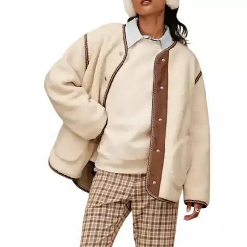 Women's UGG Emmersyn UGGbraid Button Up Fleece Jacket | Scheels Sports