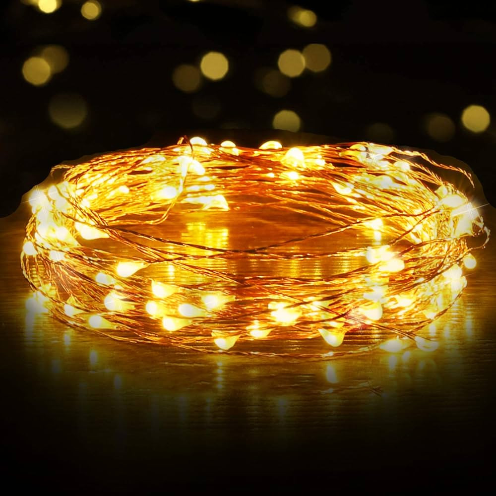 Ariceleo USB LED Fairy String Light, 1 Pack Copper Wire Fairy Lights for Indoor, Bedroom Festival... | Amazon (US)