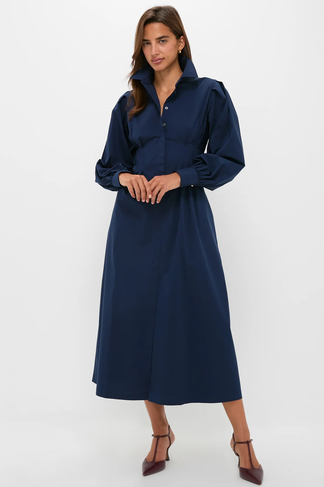 Navy Corinne Dress | Tuckernuck (US)