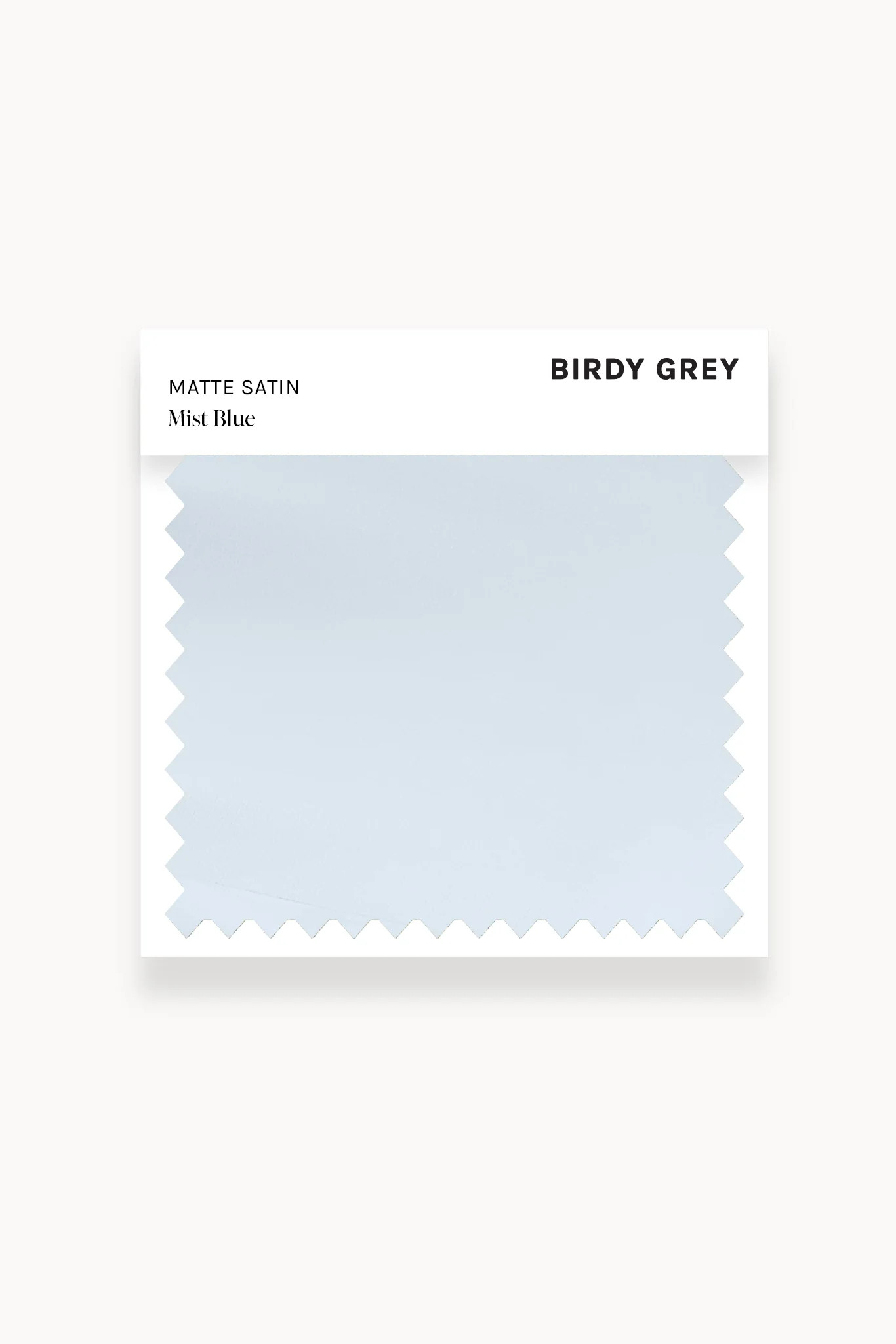 Birdy Grey Bridesmaid Dress Color Swatches | Matte Satin in Mist Blue | Birdy Grey | Birdy Grey