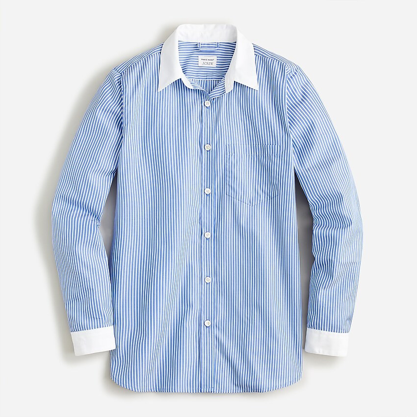 Limited-edition Marie Marot X J.Crew shirt in Thomas Mason® cotton poplin | J. Crew US